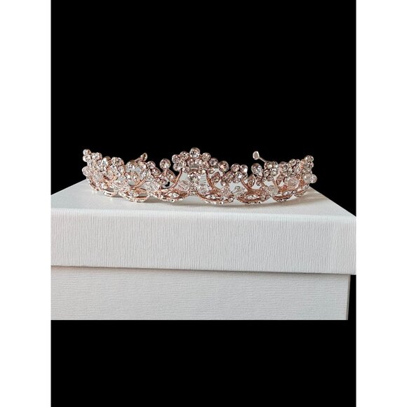 Rose Gold Crystal Tiara main image 6